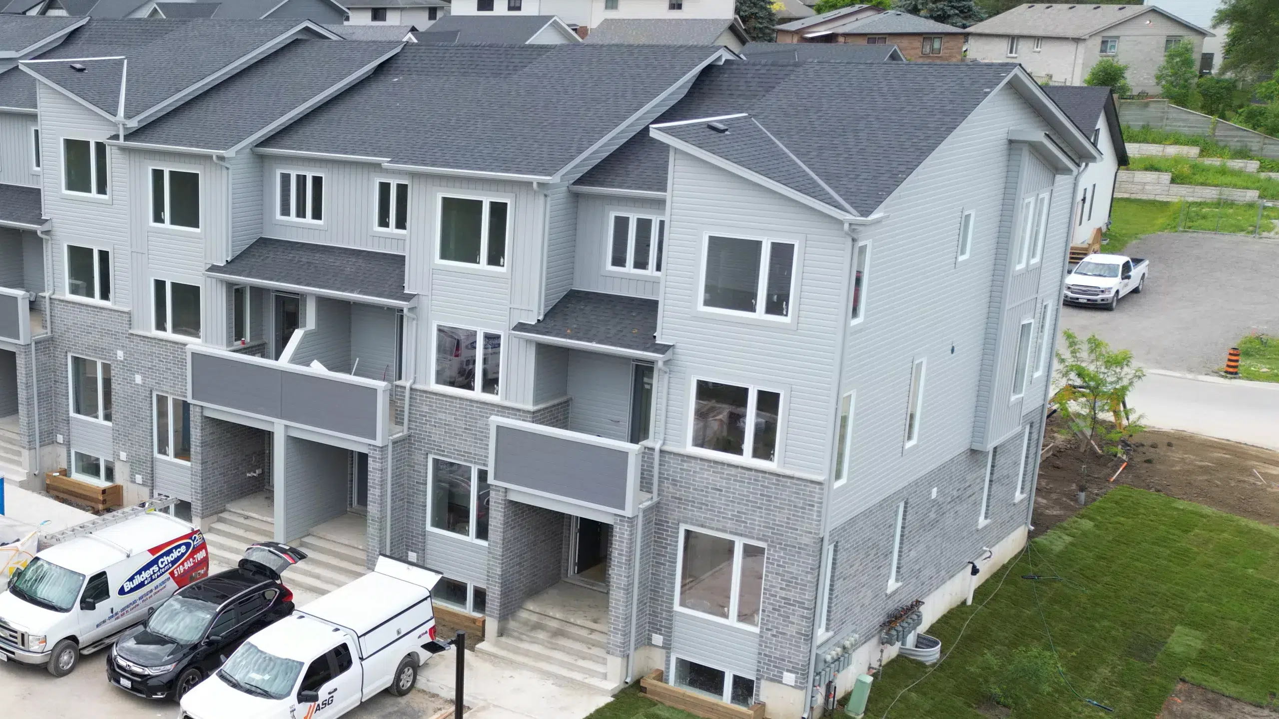Stax Stacked Townhomes rendering