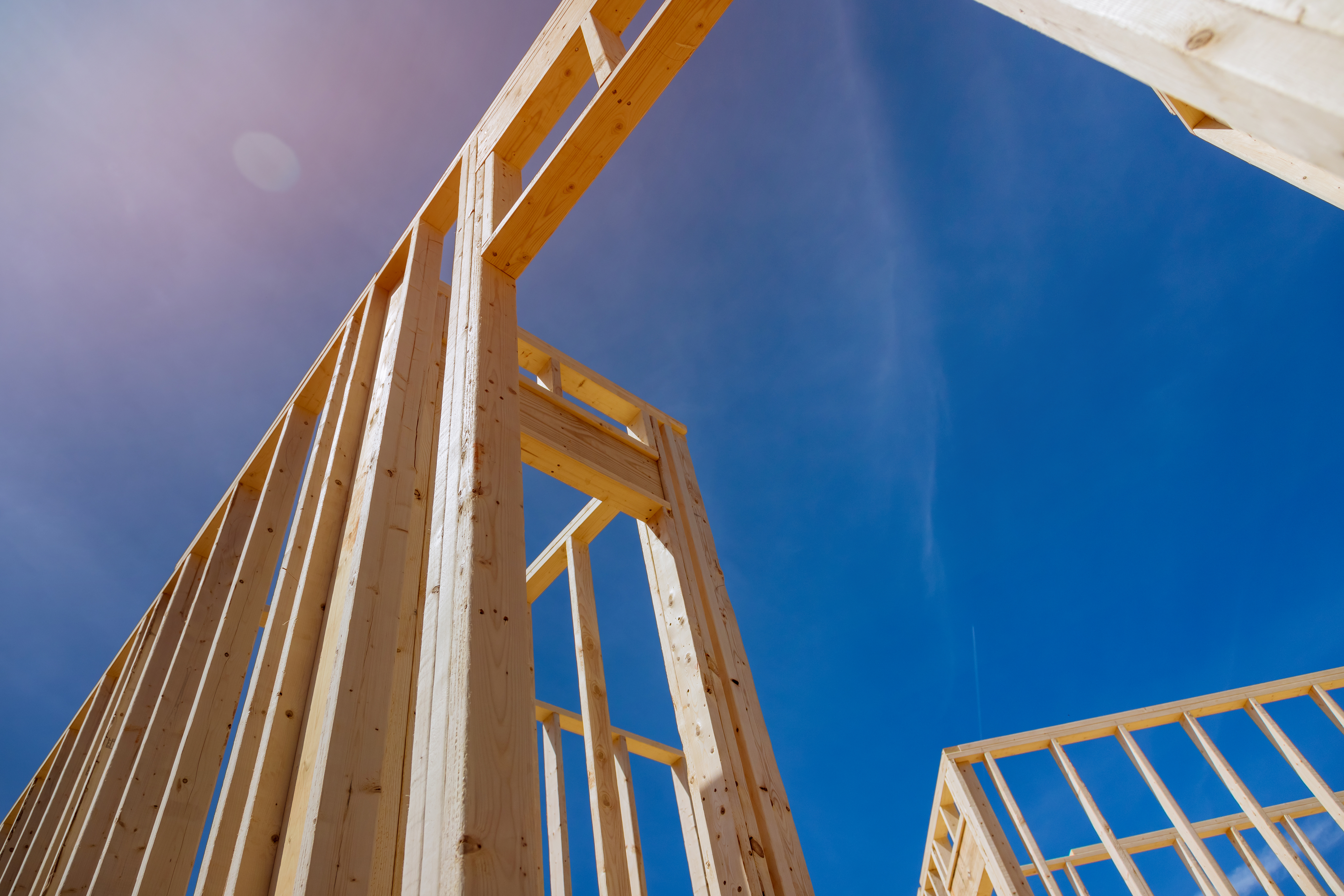 Framing installation during home construction