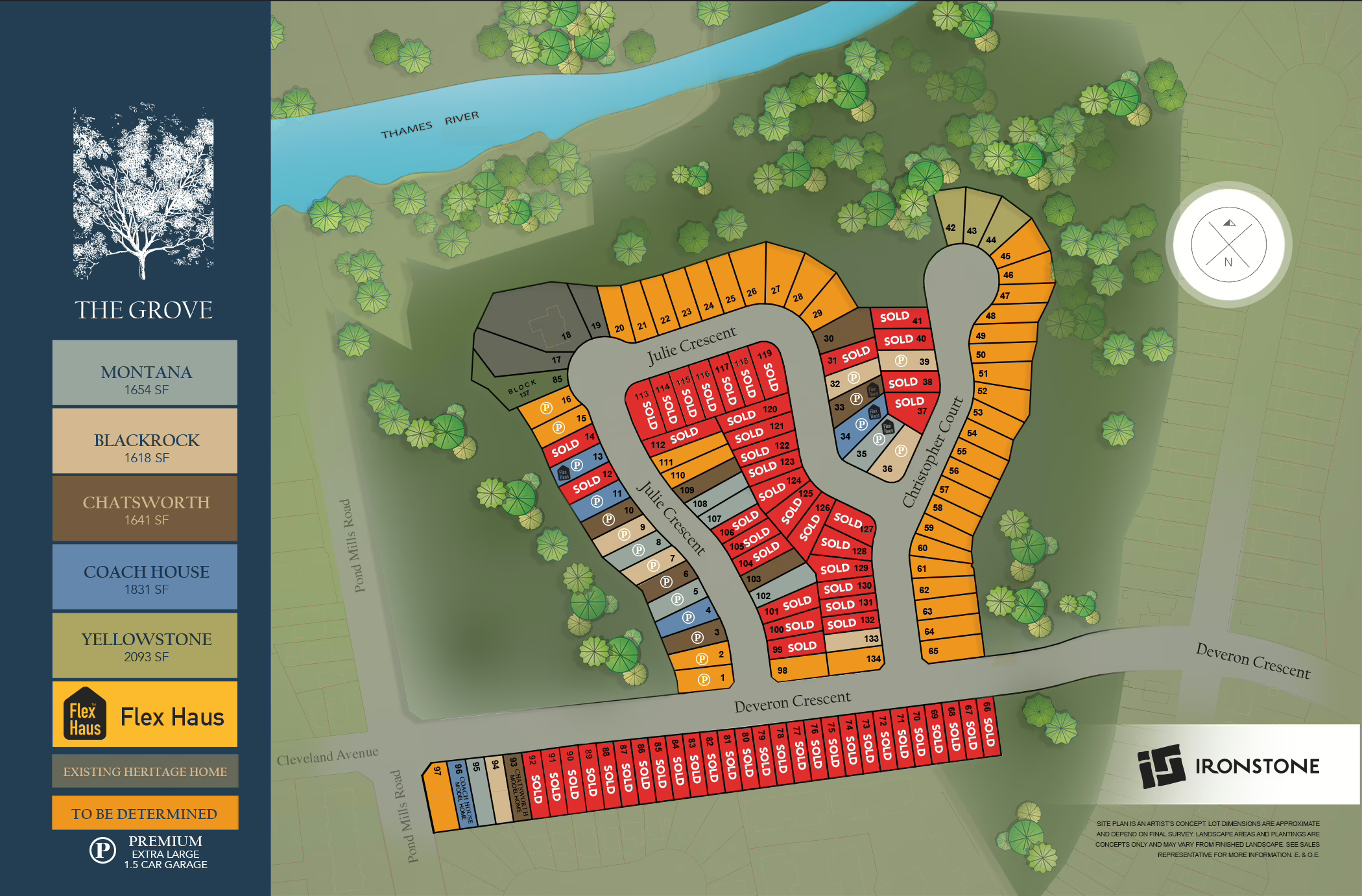 The Grove site plan, use scroll or pinch to zoom, drag to pan