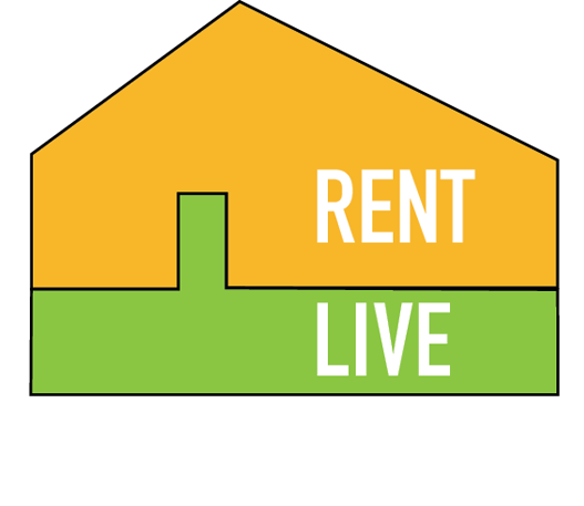 Diagram: rent the upper home, live in the lower suite.